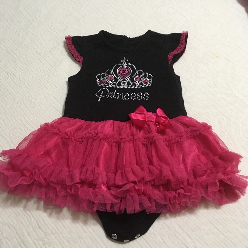 6-12m (6/$20) Baby Glam Princess Tutu Onesie